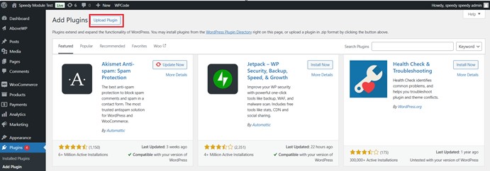Speedy WordPress WooCommerce Plugin Documentation