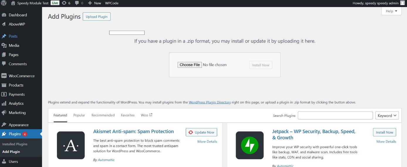 Speedy WordPress WooCommerce Plugin Documentation